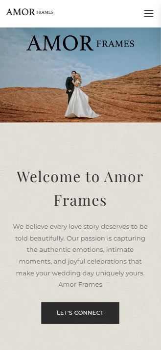 Amor Frames on a phone