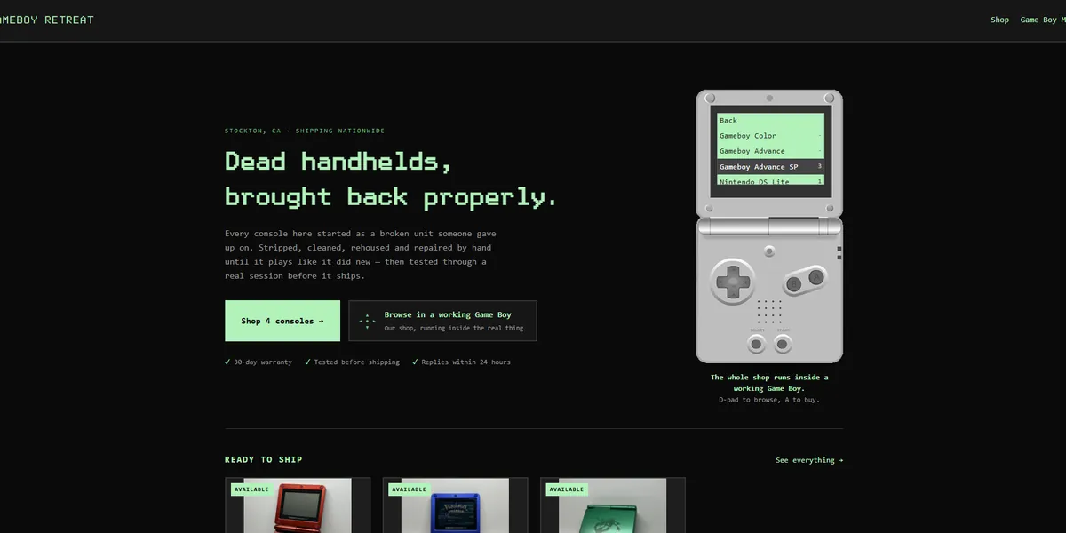 Gameboy Retreat